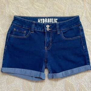 Hydraulic Denim Shorts